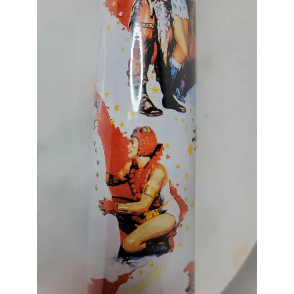 Vintage-Style Masters of the Universe Gift Wrap by Earl Norem He-man & She-Ra